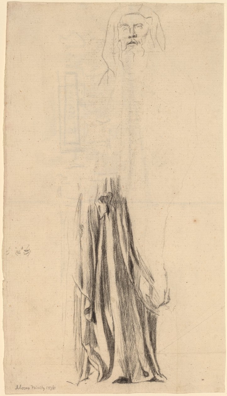 Musa için Eğitim - Trinity Kilisesi, Boston by John La Farge