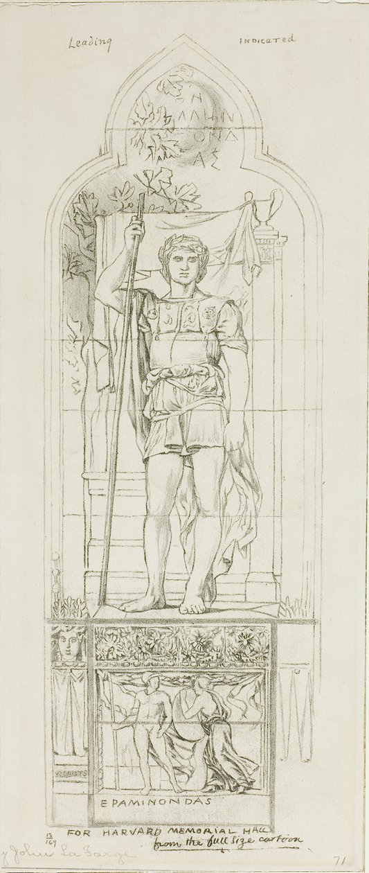 Vitray Pencere Çalışması by John La Farge