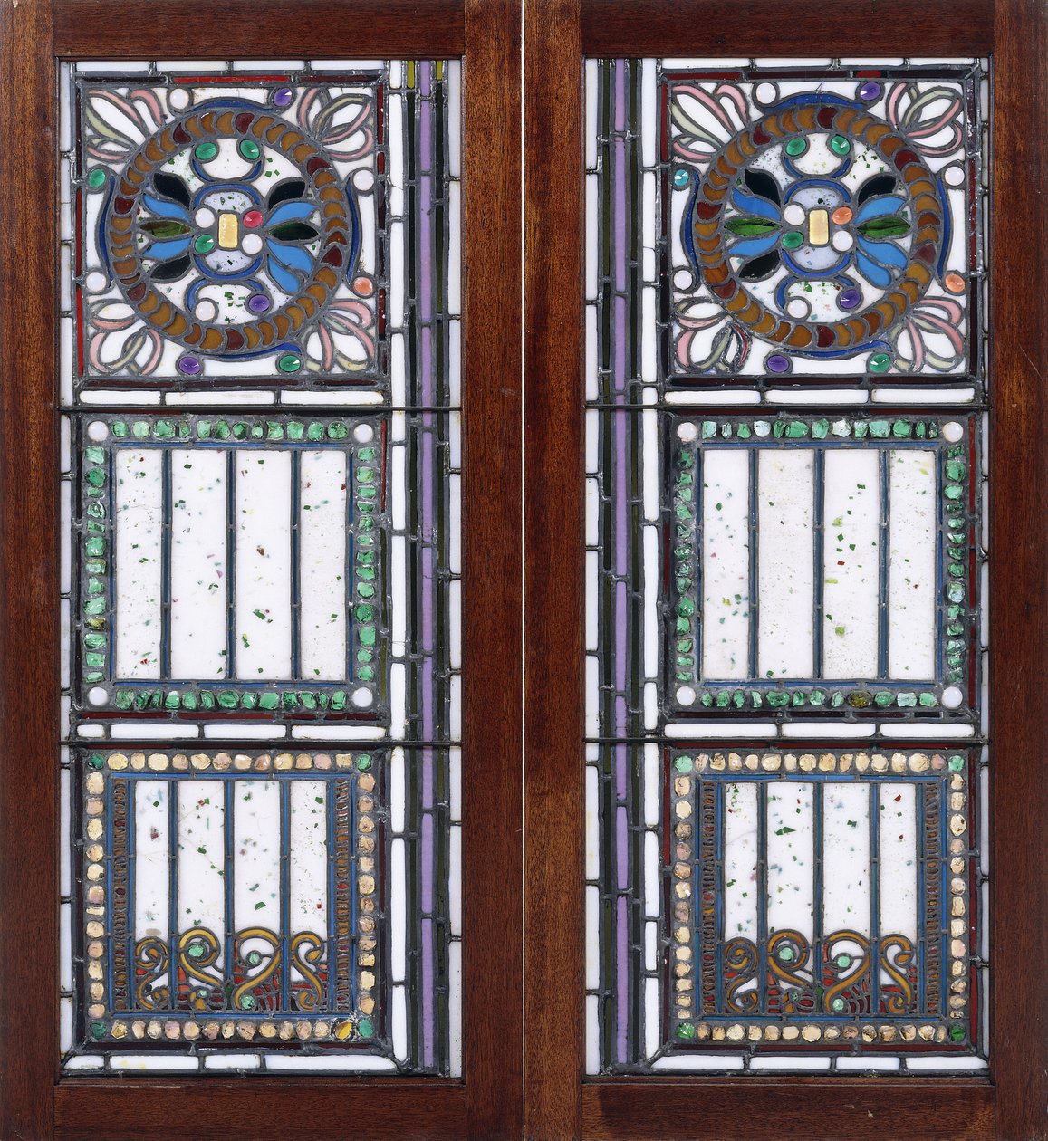 Bir çift kurşunlu cam pencere, by John La Farge or Lafarge