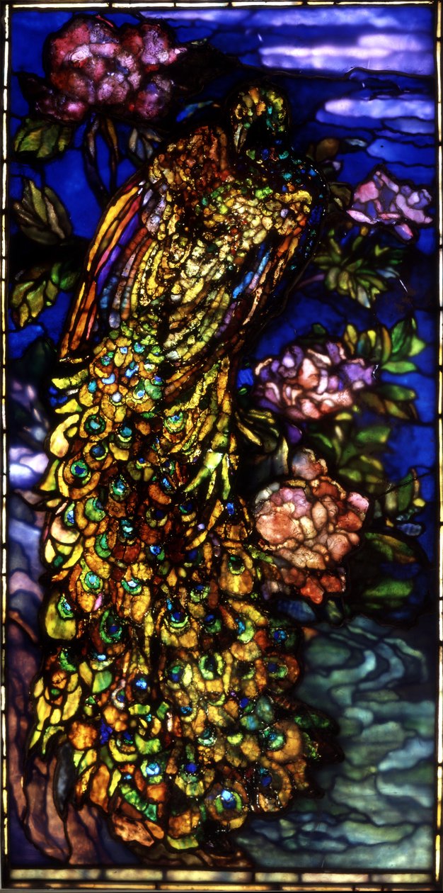 Tavus Kuşu Penceresi, 1892-1908 by John La Farge or Lafarge