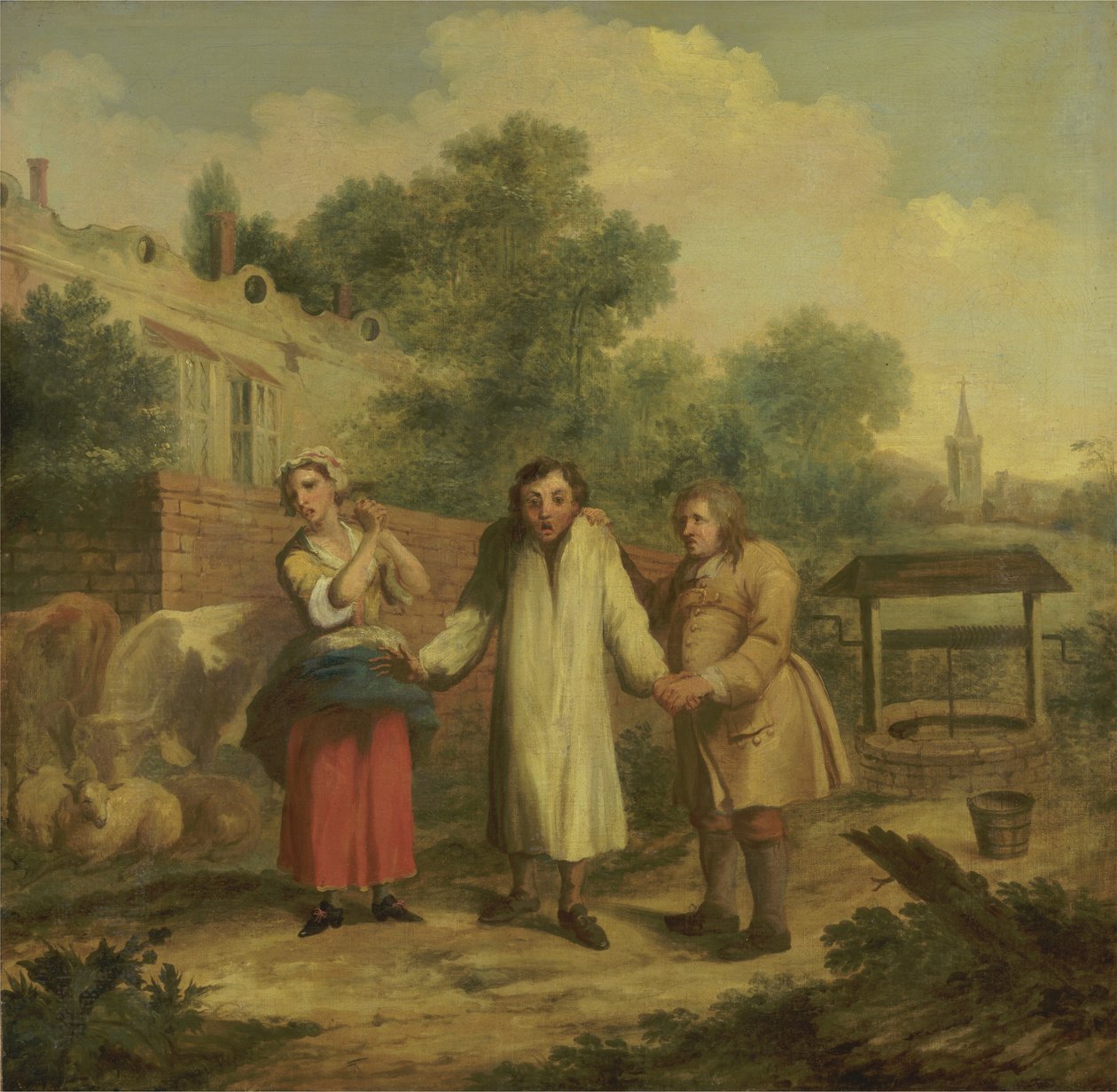 Ye Kuyusundan Çıkarılan Hob, c.1726 (tuval üzerine yağlı boya) by John Laguerre