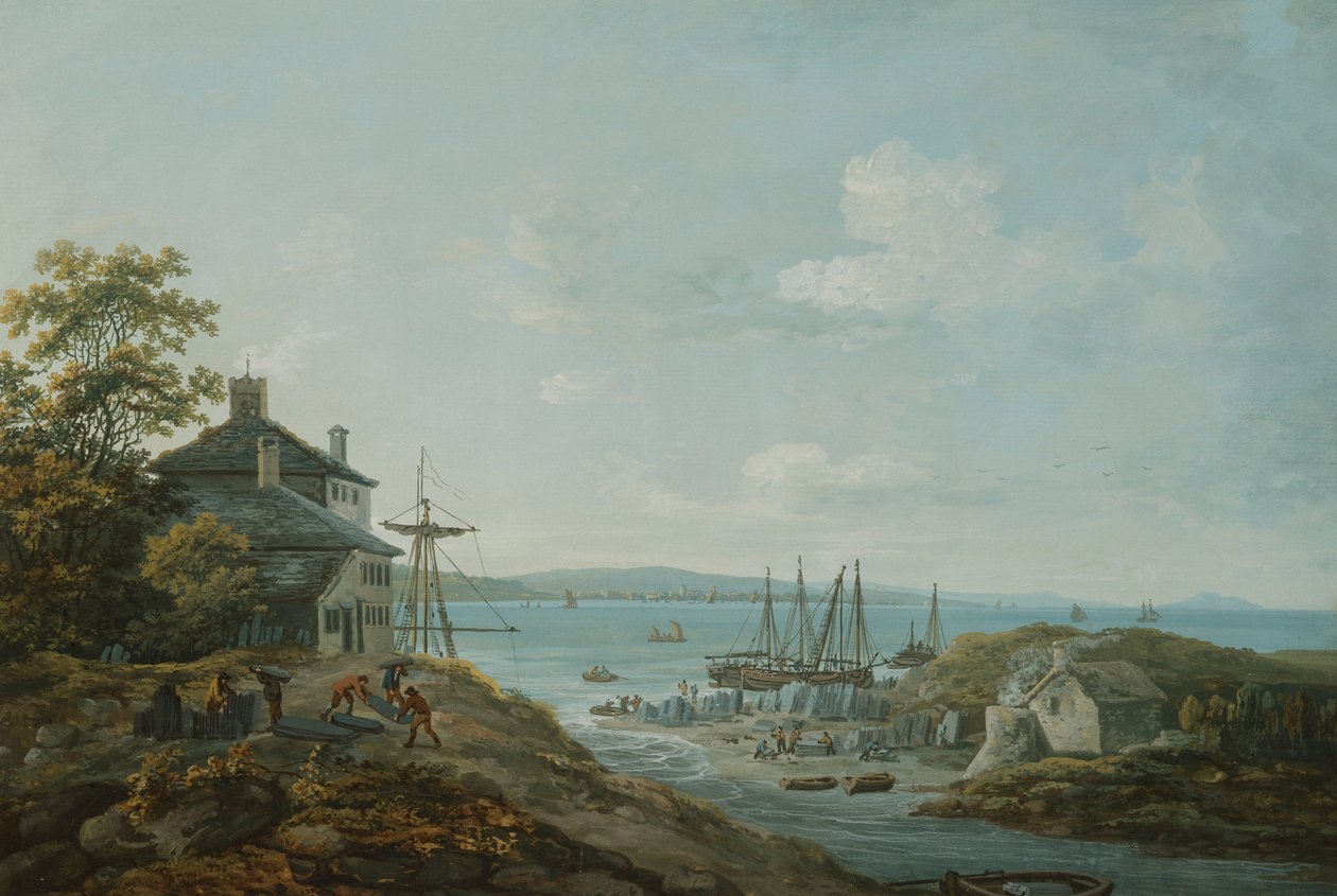 Bangor Feribotunda Slate Yükleniyor, by John Laporte