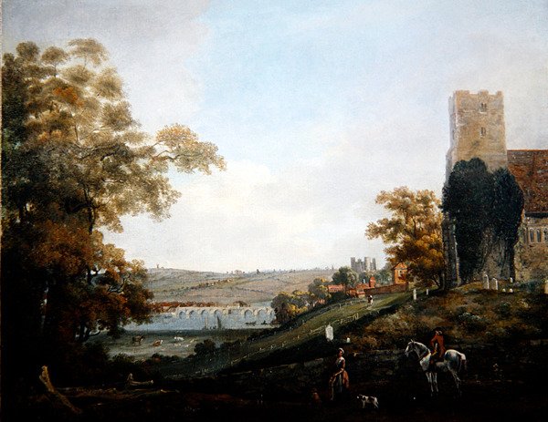 Medway Bankalarından Rochester by John Laporte