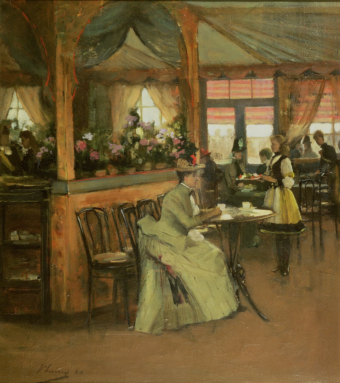 Bir Fincan Çikolata, 1888 by John Lavery