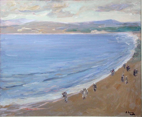 Sahil, Tanca (tuval üzerine yağlı boya) by John Lavery