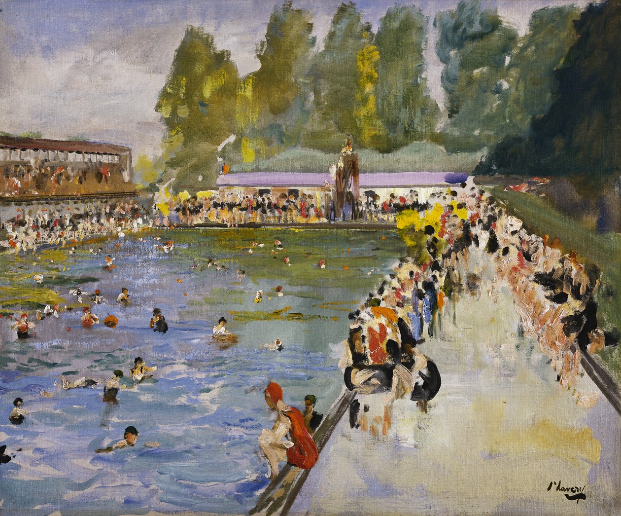 Chiswick Hamamları, c.1929 (tuval üzerine yağlı boya) by John Lavery