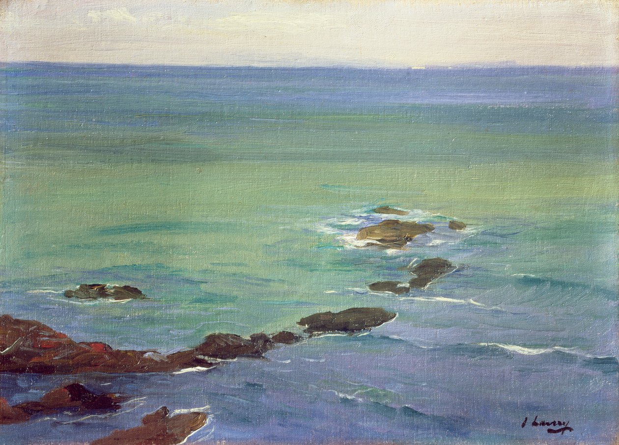 kıyı sahnesi by John Lavery