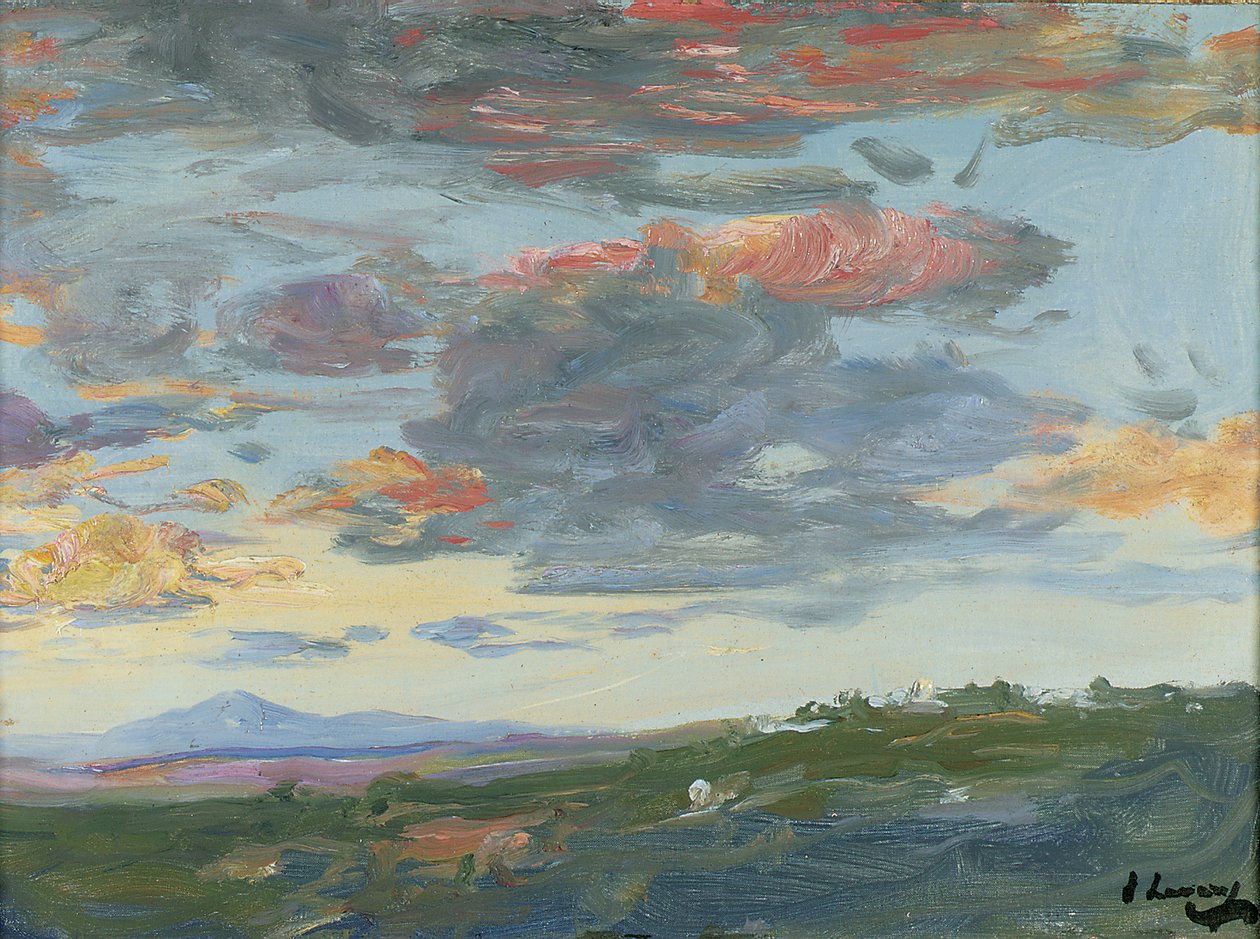 Akşam, Tanca (tuval üzerine yağlı boya) by John Lavery