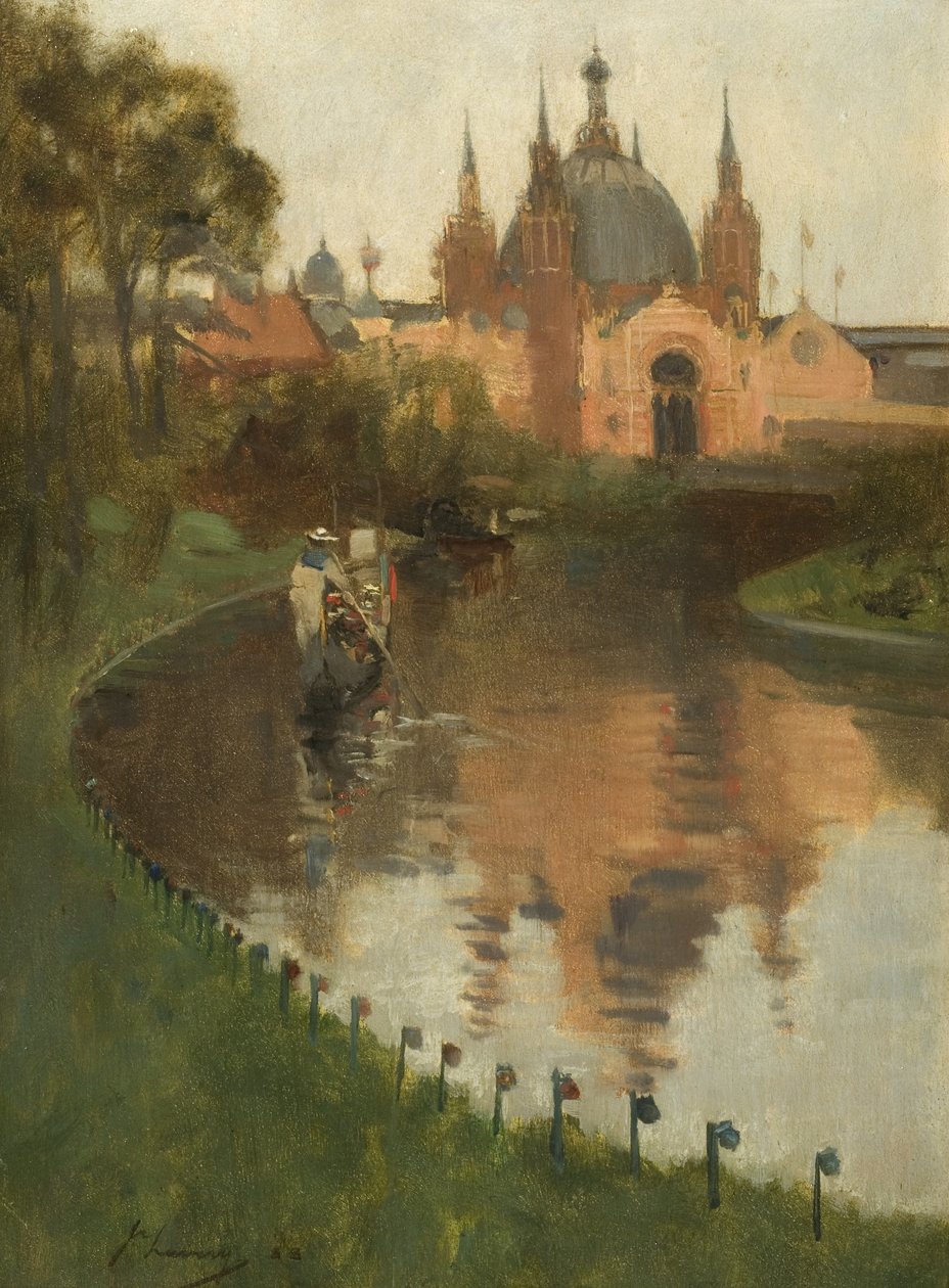 Kelvingrove, Nehirden Görünüm, 1888 by John Lavery
