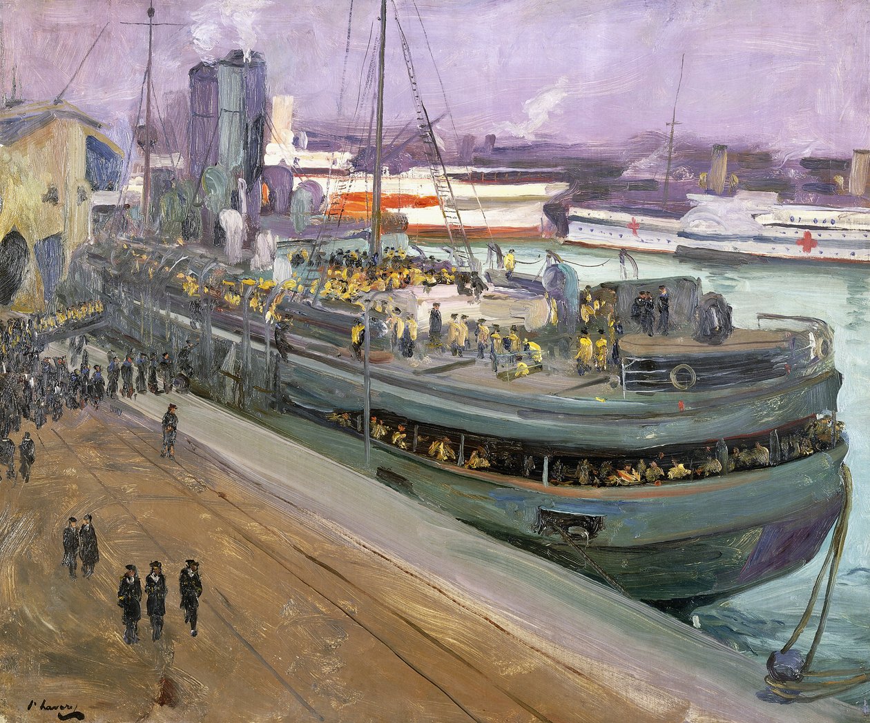 Deniz Kuvvetleri Komutanlığı, Southampton by John Lavery