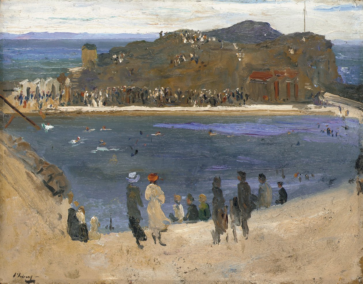 Yüzme Havuzu, Kuzey Berwick by John Lavery