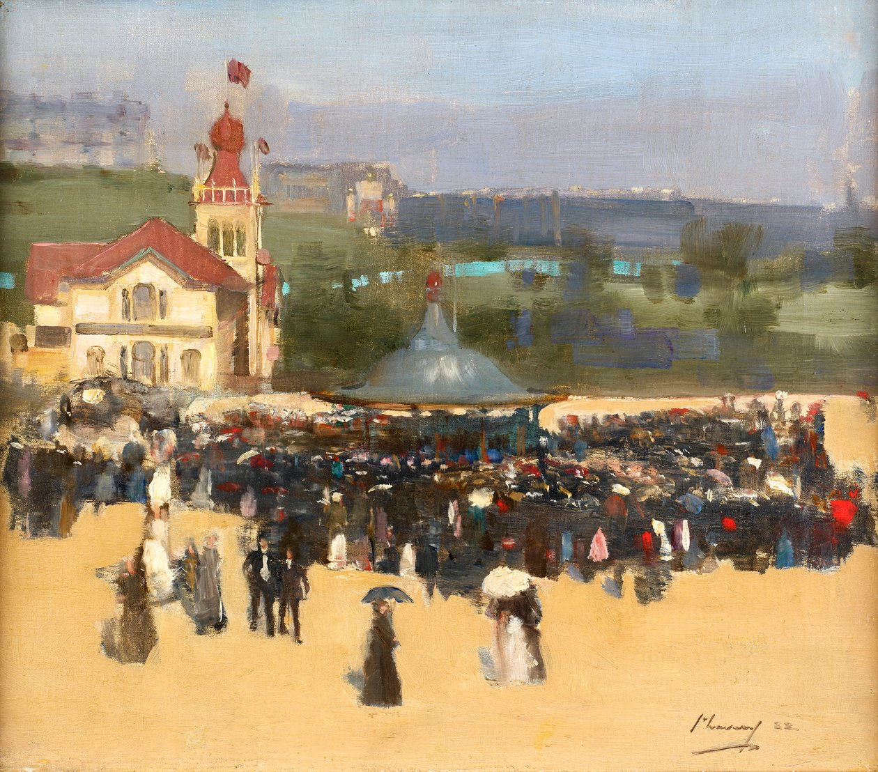 Mavi Macarlar, 1888 by John Lavery