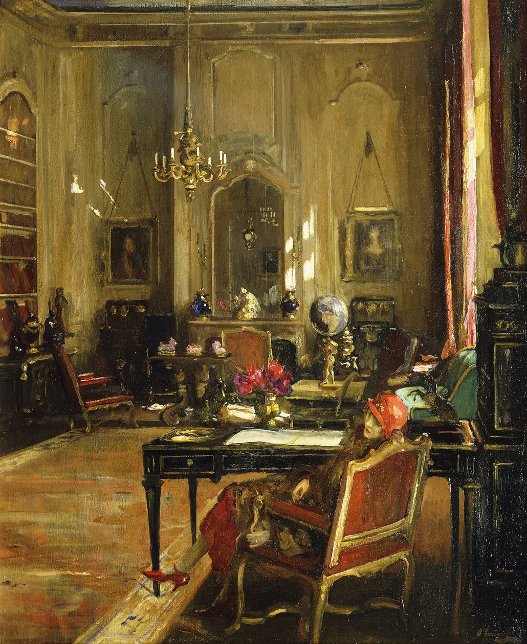 kırmızı şapka by John Lavery