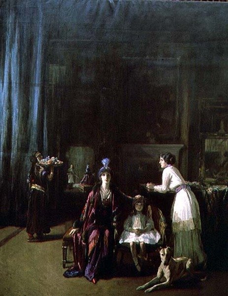 Stüdyo (tuval üzerine yağlı boya) by John Lavery