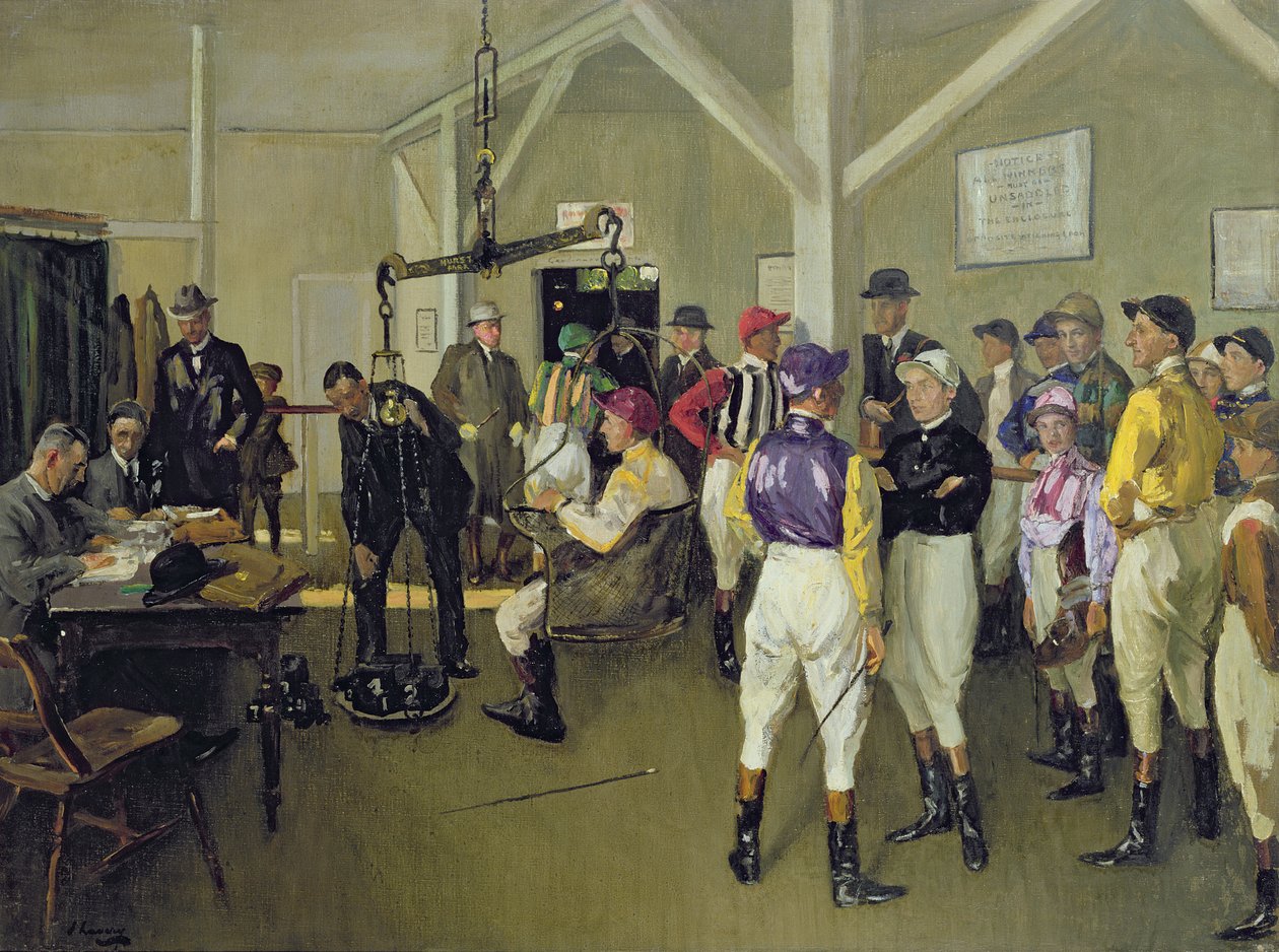 Tartı Odası, Hurst Park by John Lavery