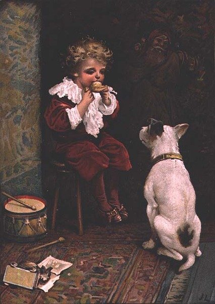 Küçük Jack Horner, resimli çocuk tekerlemeleri kitabından by John Lawson