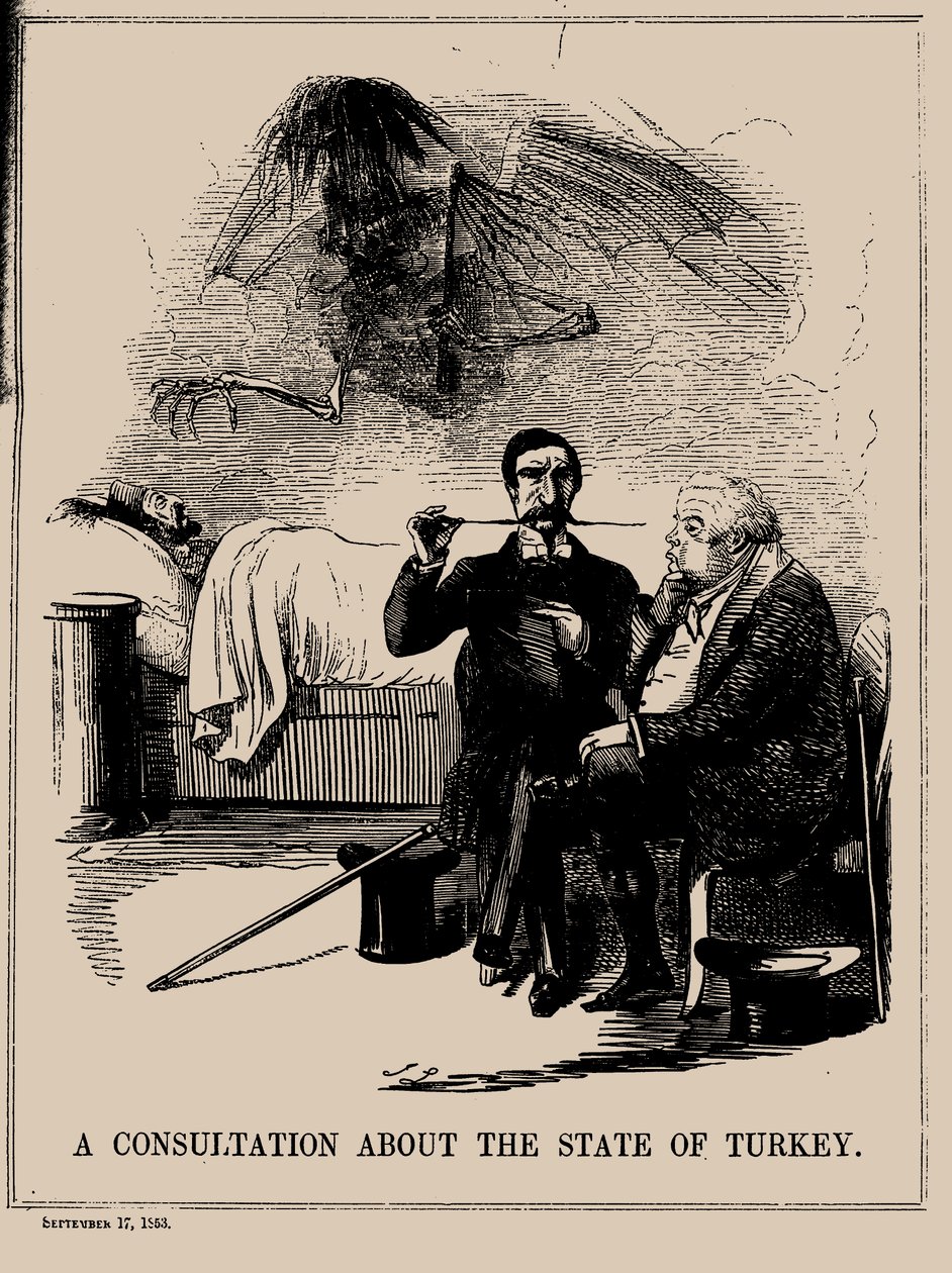 Türkiye Devleti Hakkında Bir Danışma. Yumruk, 17 Eylül 1853, 1853. by John Leech