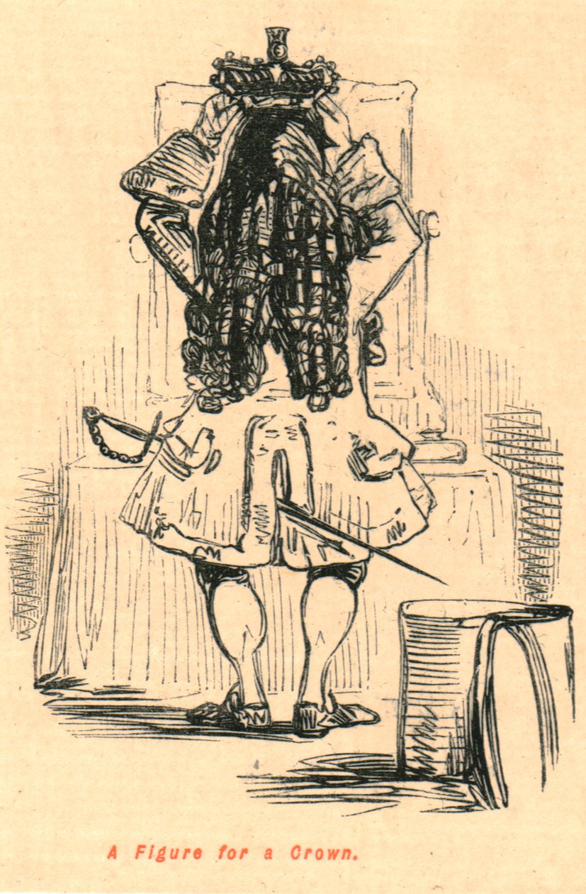 Bir Taç Figürü, 1897. by John Leech