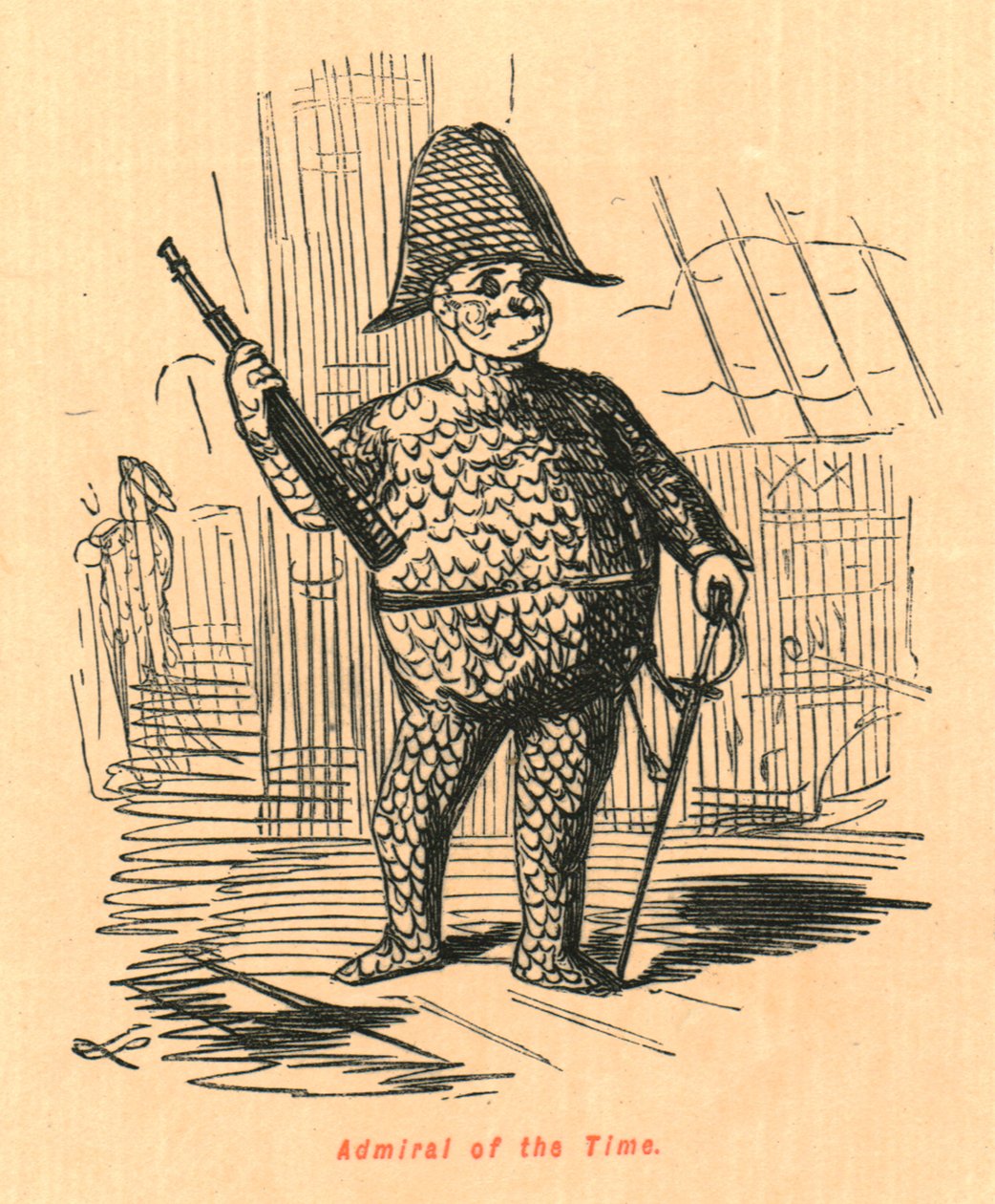 Zamanın Amirali, 1897. by John Leech