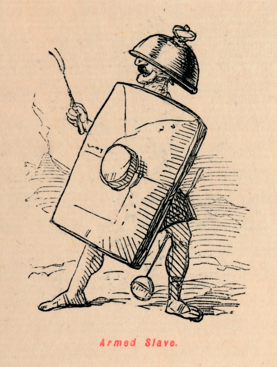 Silahlı Köle, 1852 by John Leech