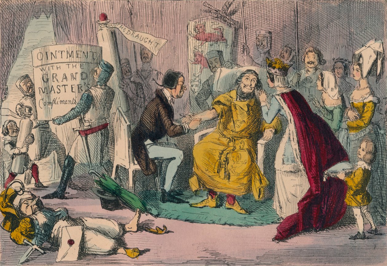 Edwards Arm, Tıbbi Danışmanlarının elinde, 1850 by John Leech