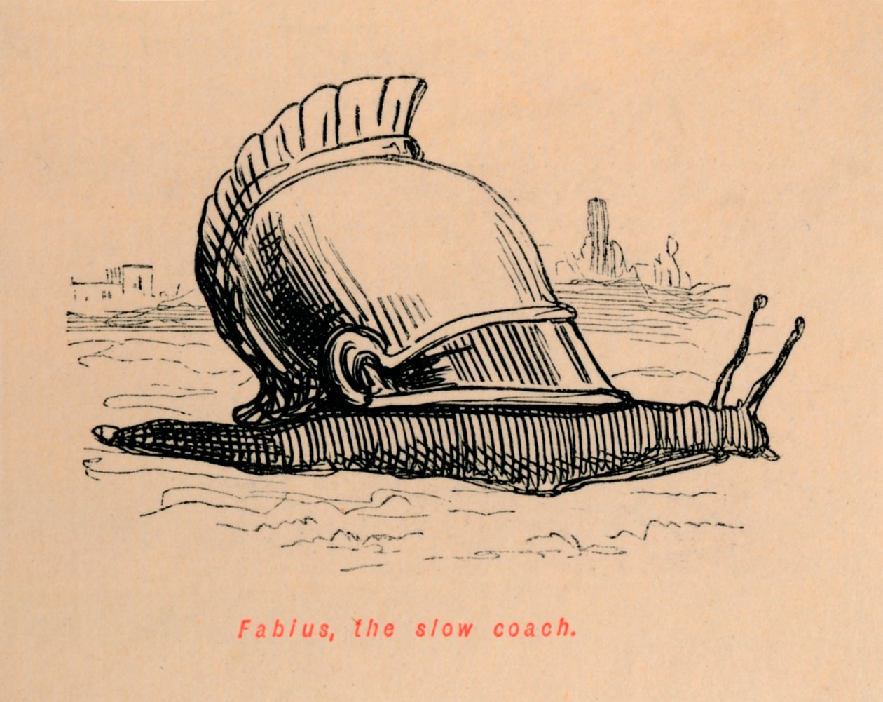 Fabius, yavaş koç, 1852 by John Leech
