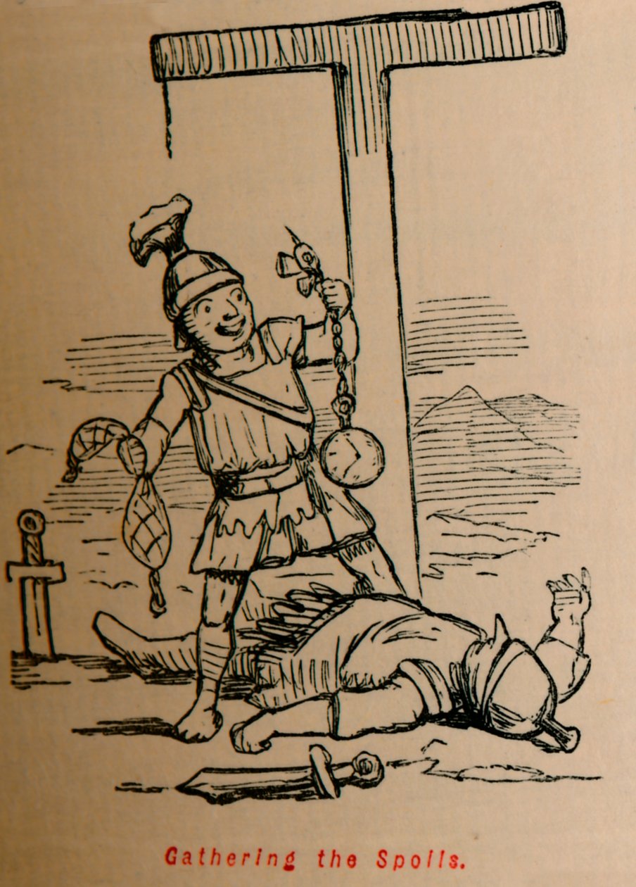 Ganimetlerin Toplanması, 1852 by John Leech