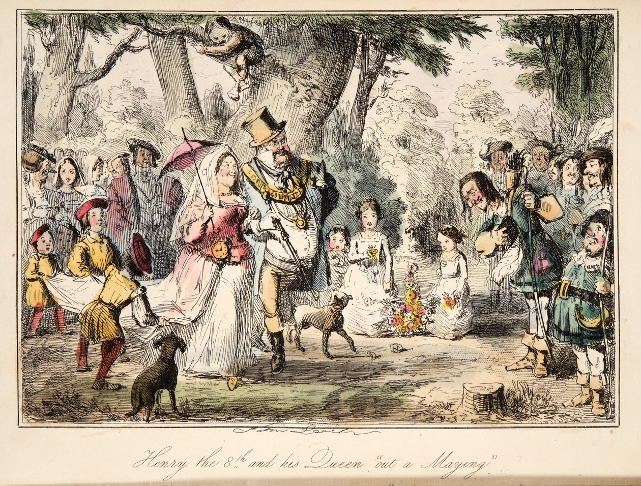 Henry VIII ve Kraliçesi Out-a-Maying, The Comic History of England