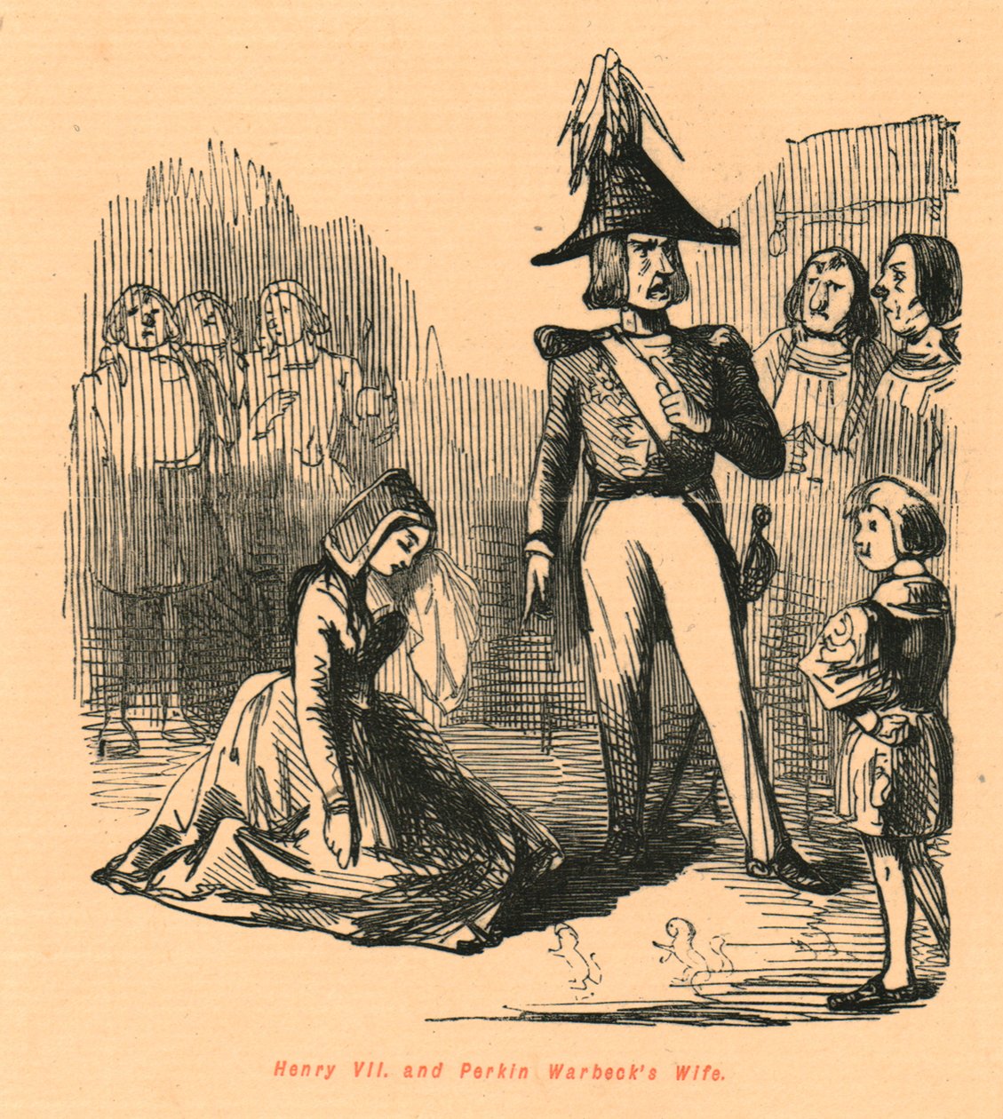 Henry VII. ve Perkin Warbecks Karısı, 1897. by John Leech