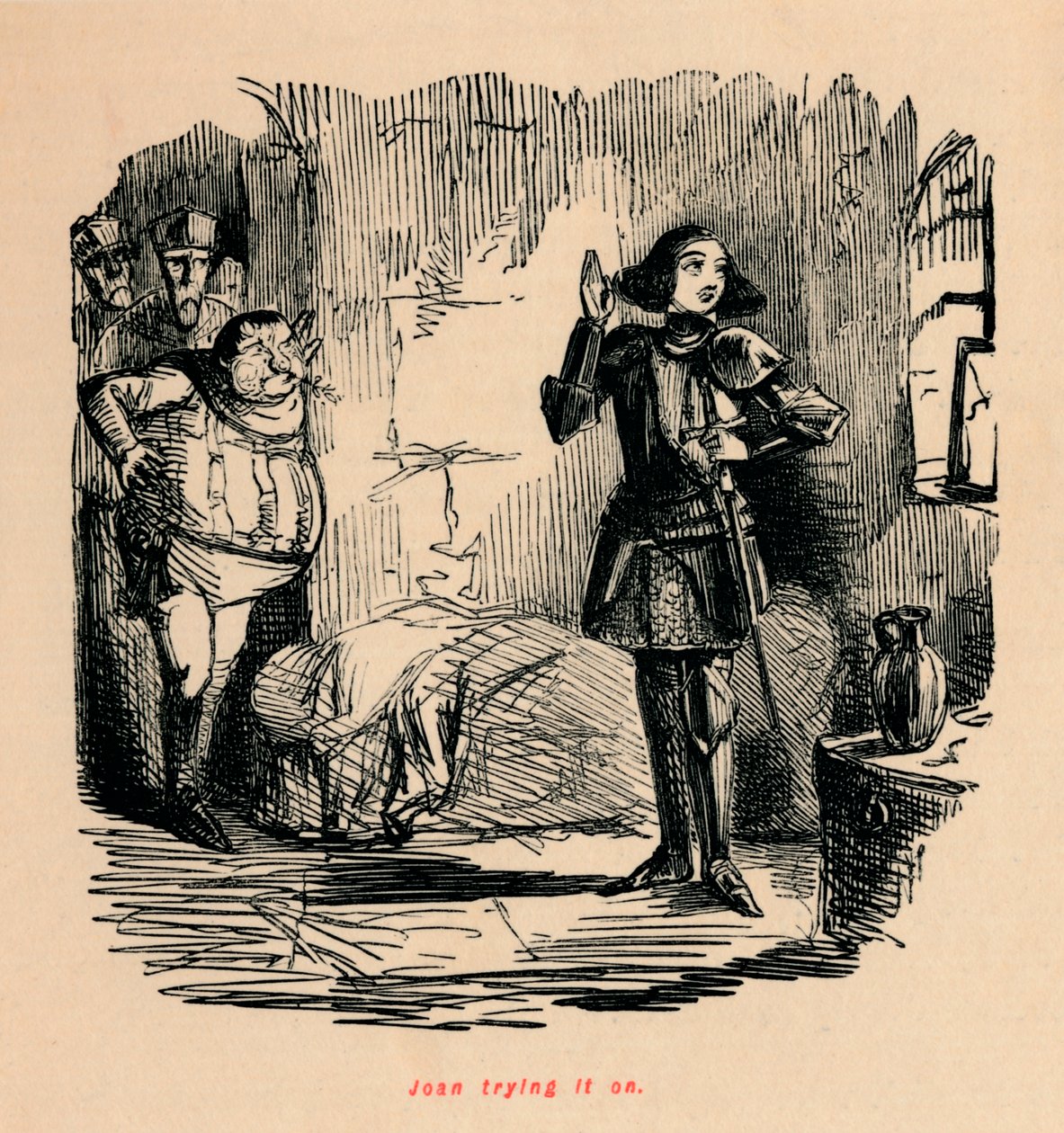 Joan deniyor, by John Leech