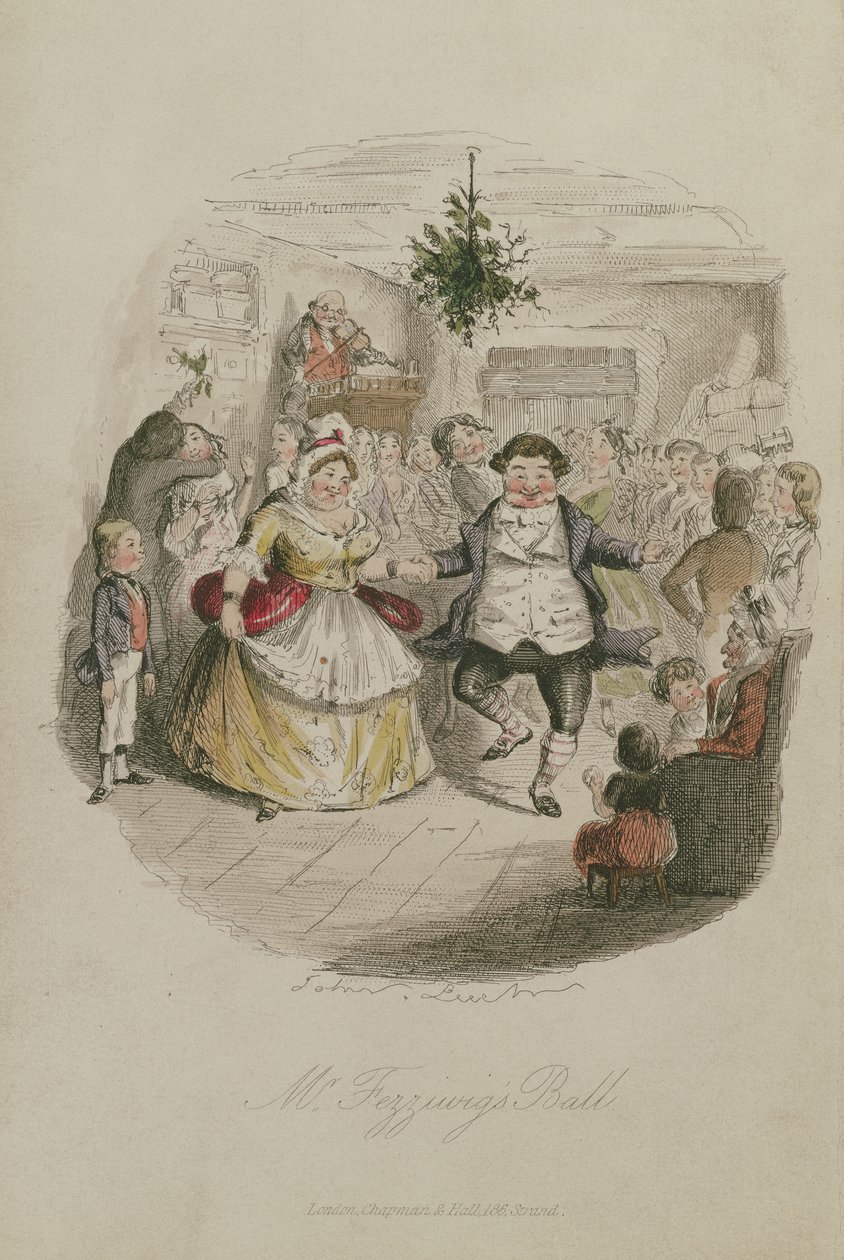 Bay Fezzywigs Balosu, Charles Dickens (1812-1870) tarafından yazılan Noel Şarkısı