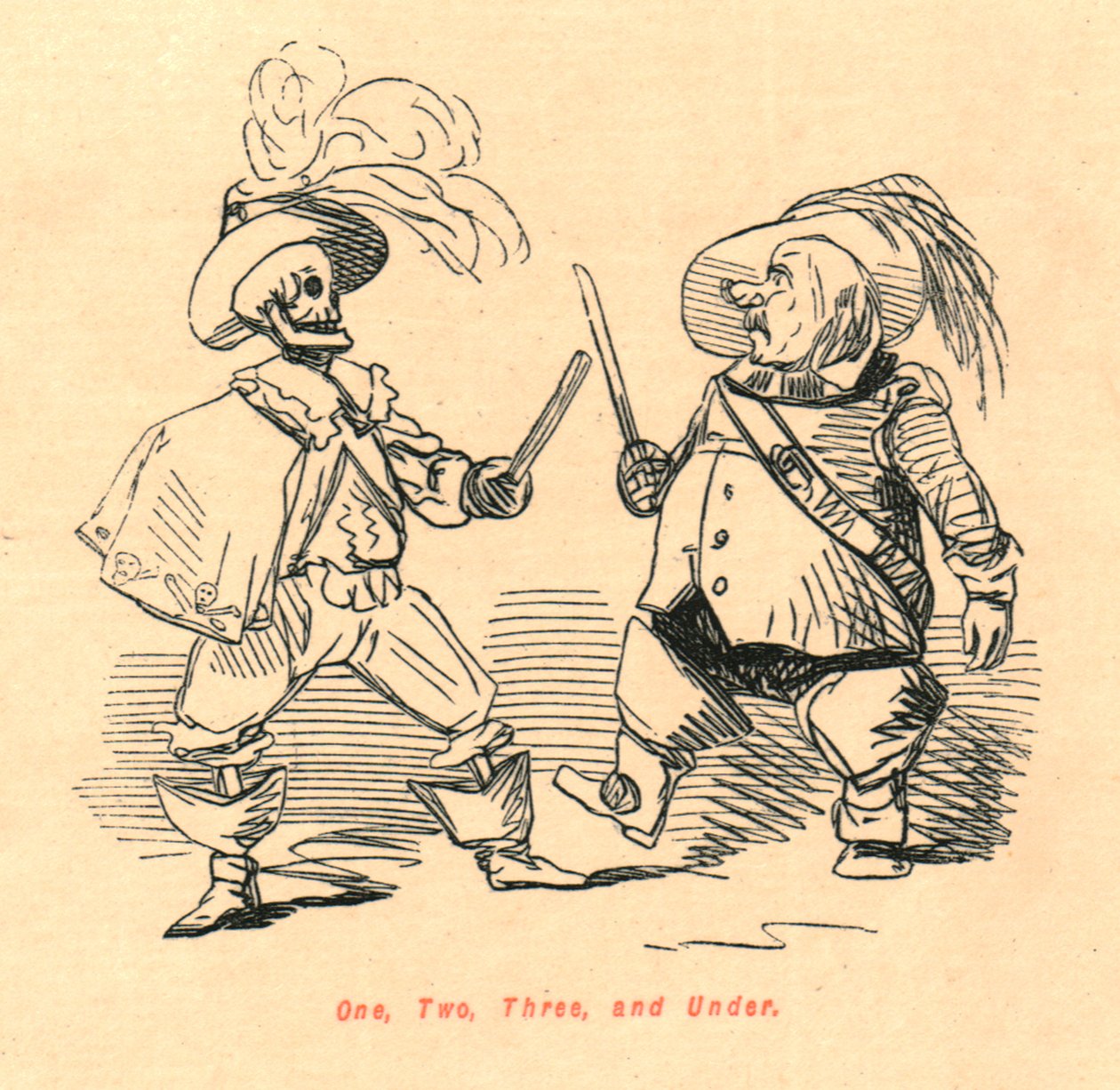 Bir, İki, Üç ve Altı, 1897. by John Leech