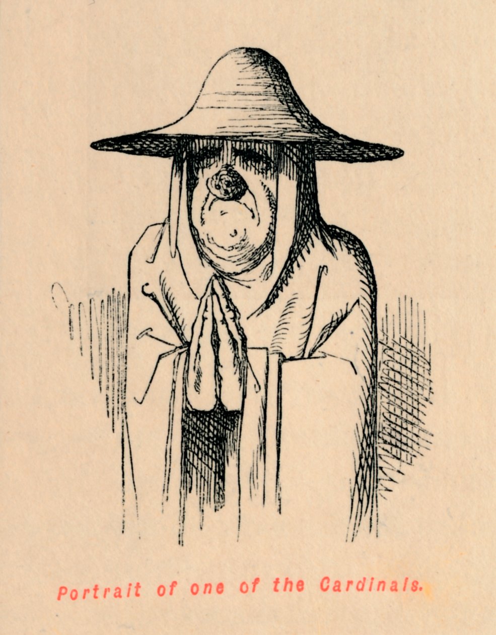 Kardinallerden birinin portresi, c1860, c1860 by John Leech