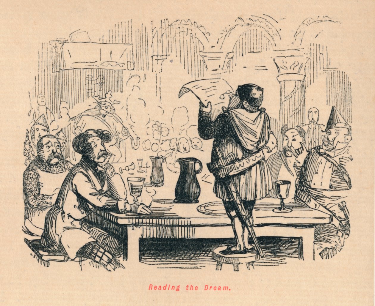 Rüyayı Okumak, c1860, c1860 by John Leech