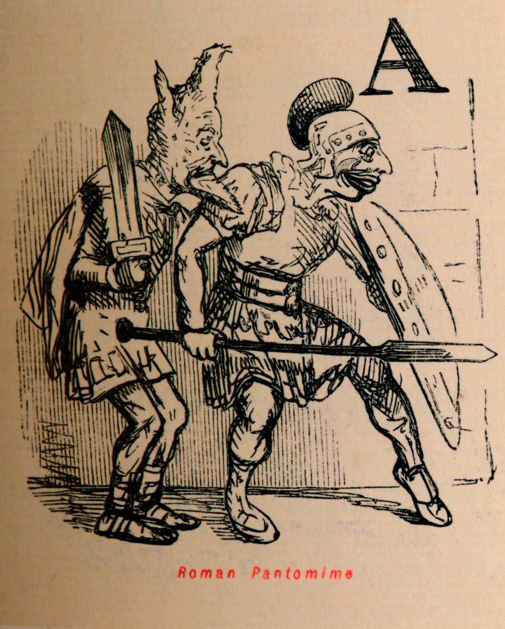 Roman Pandomim, 1852 by John Leech