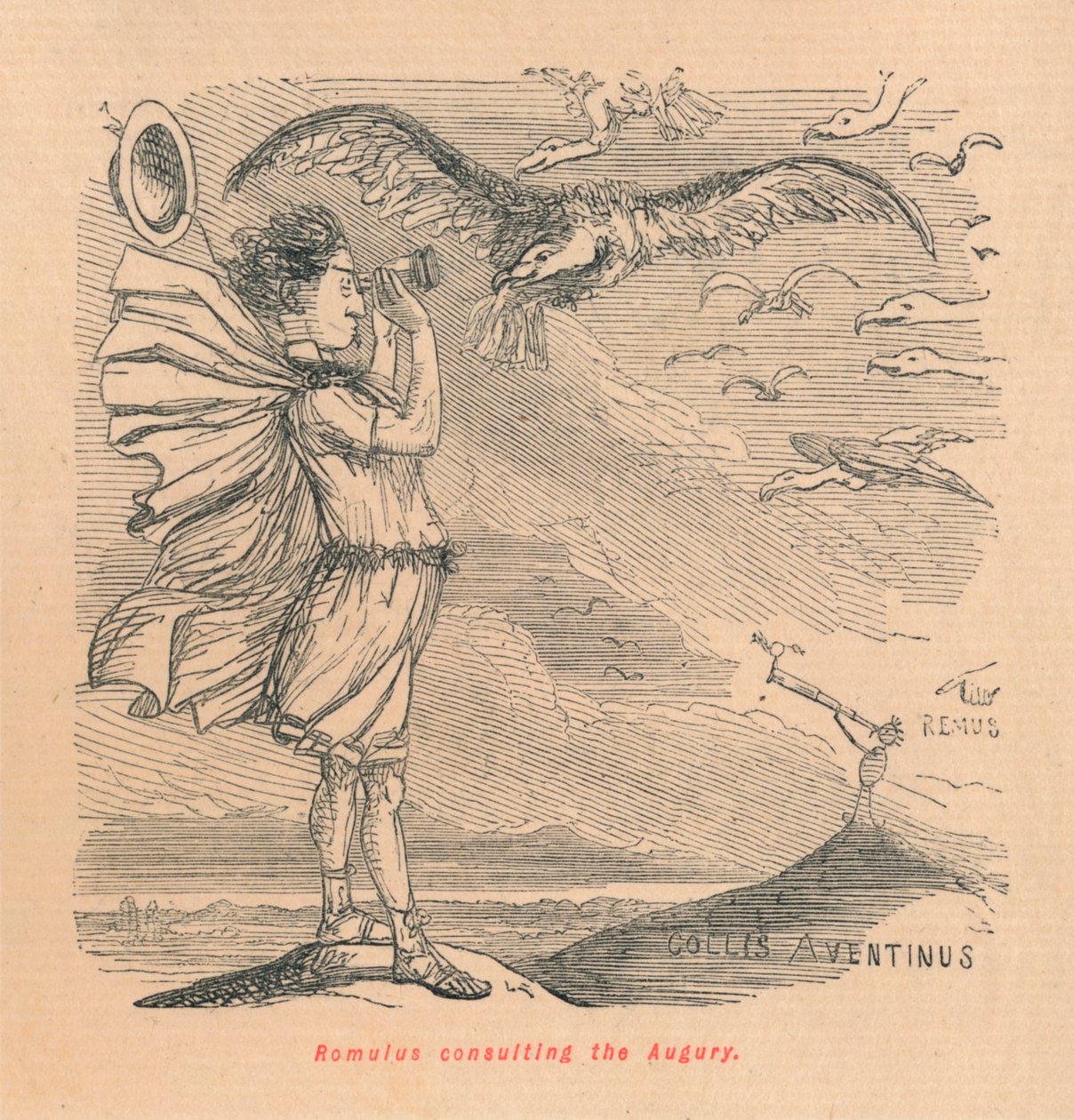 Romulus, Augury