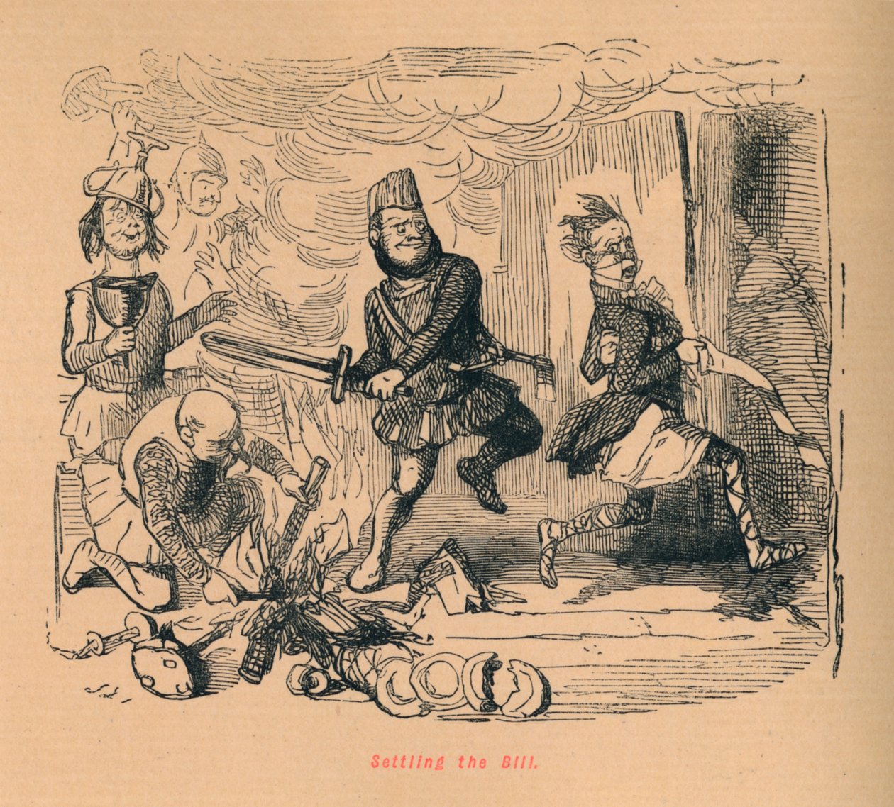 Faturayı Kapatmak, c1860, c1860 by John Leech