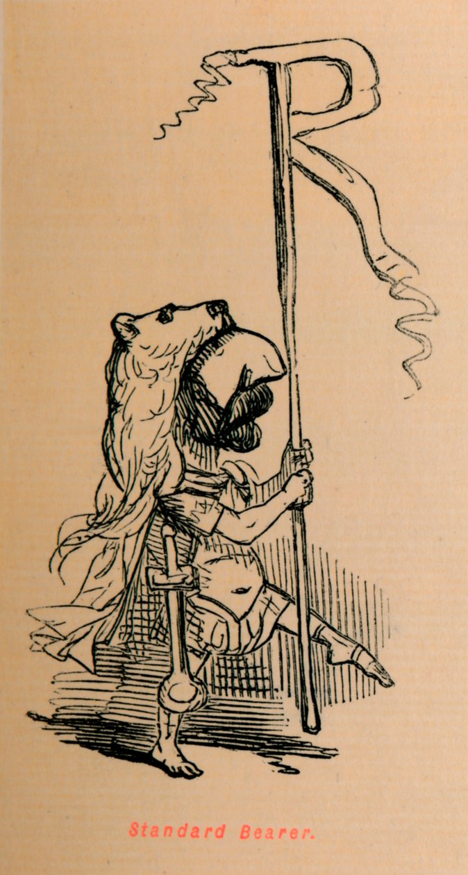 Standart Taşıyıcı, 1852 by John Leech