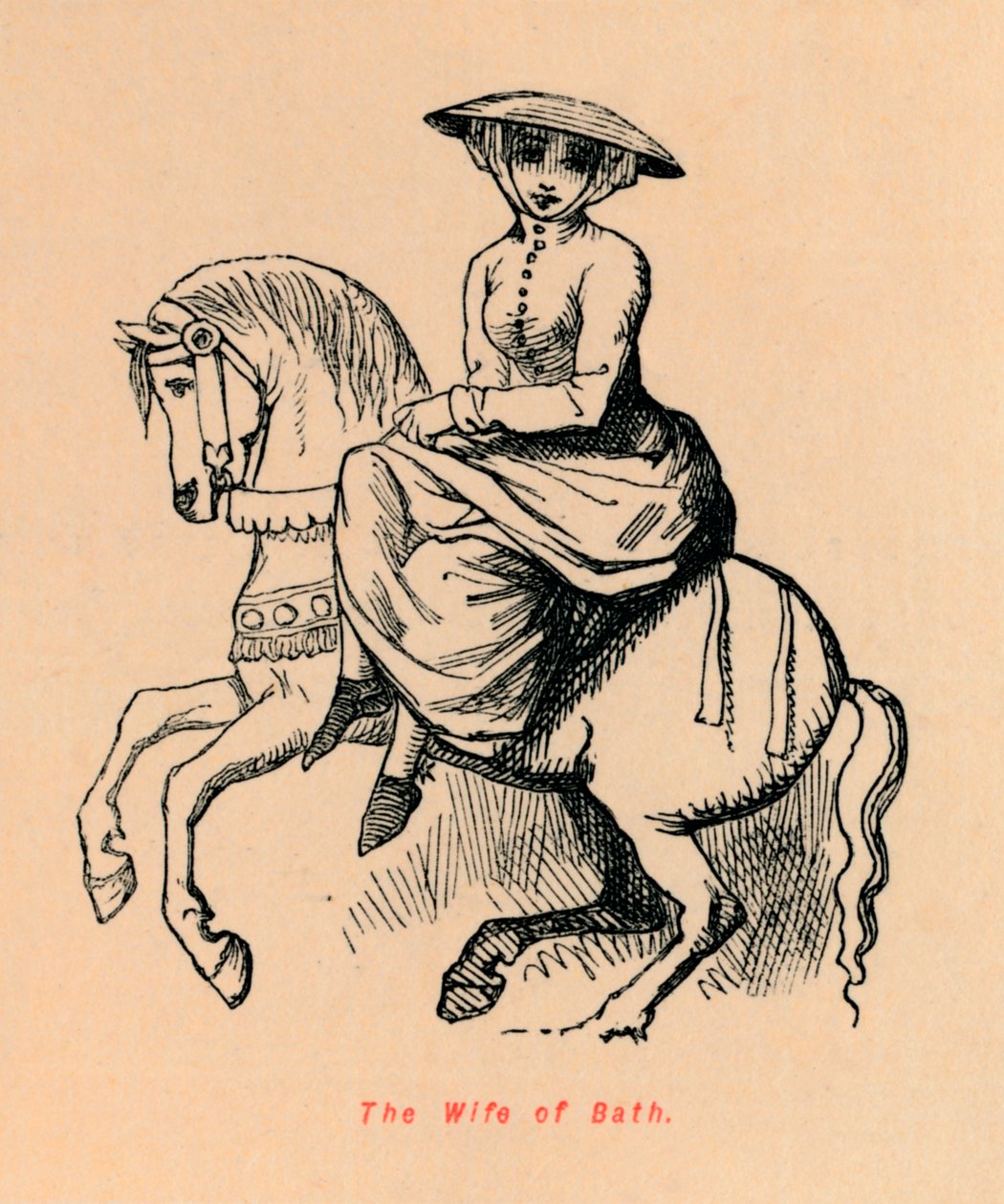Bath'ın Karısı, c1860, c1860 by John Leech