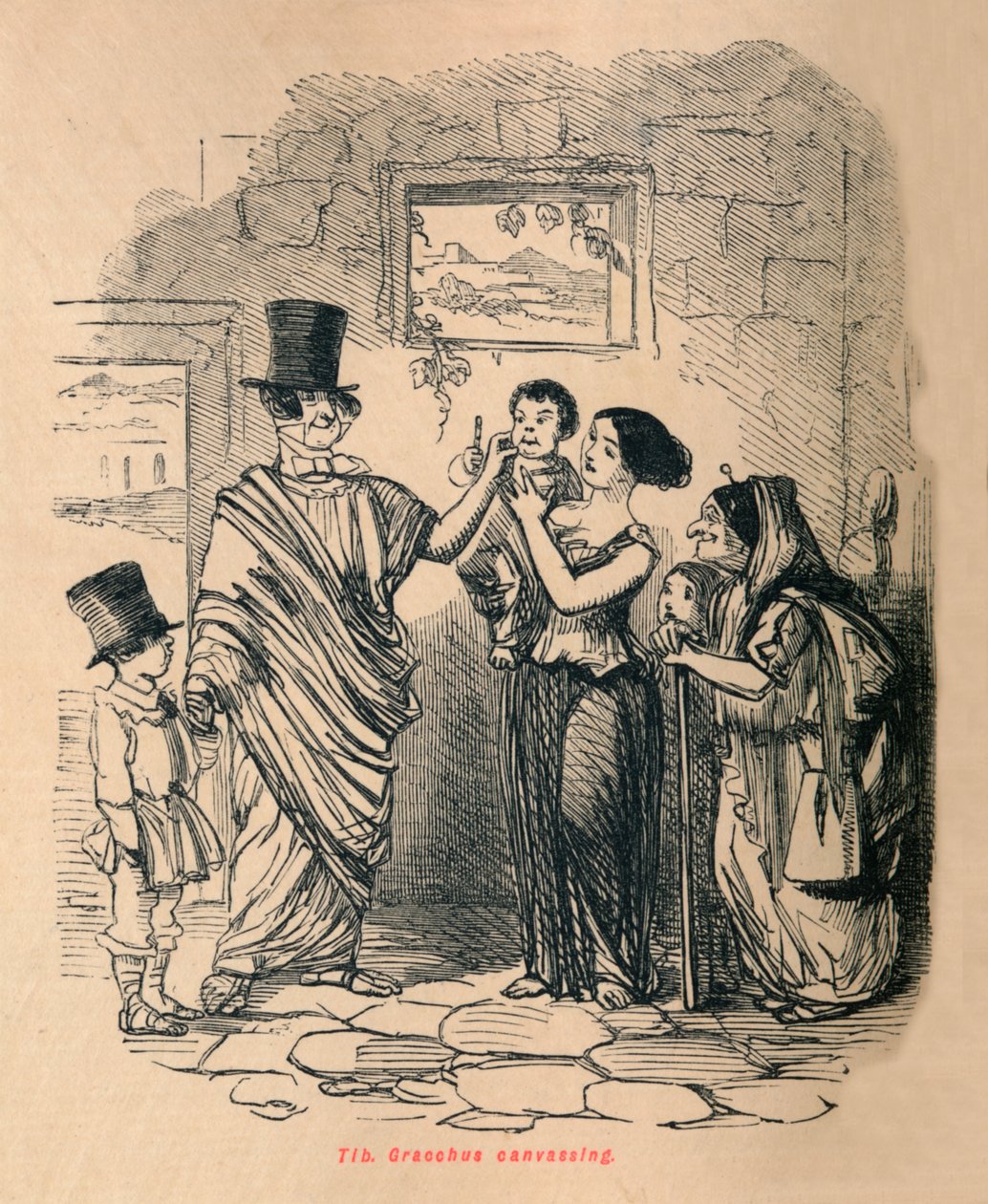Tib Gracchus araştırması, 1852 by John Leech