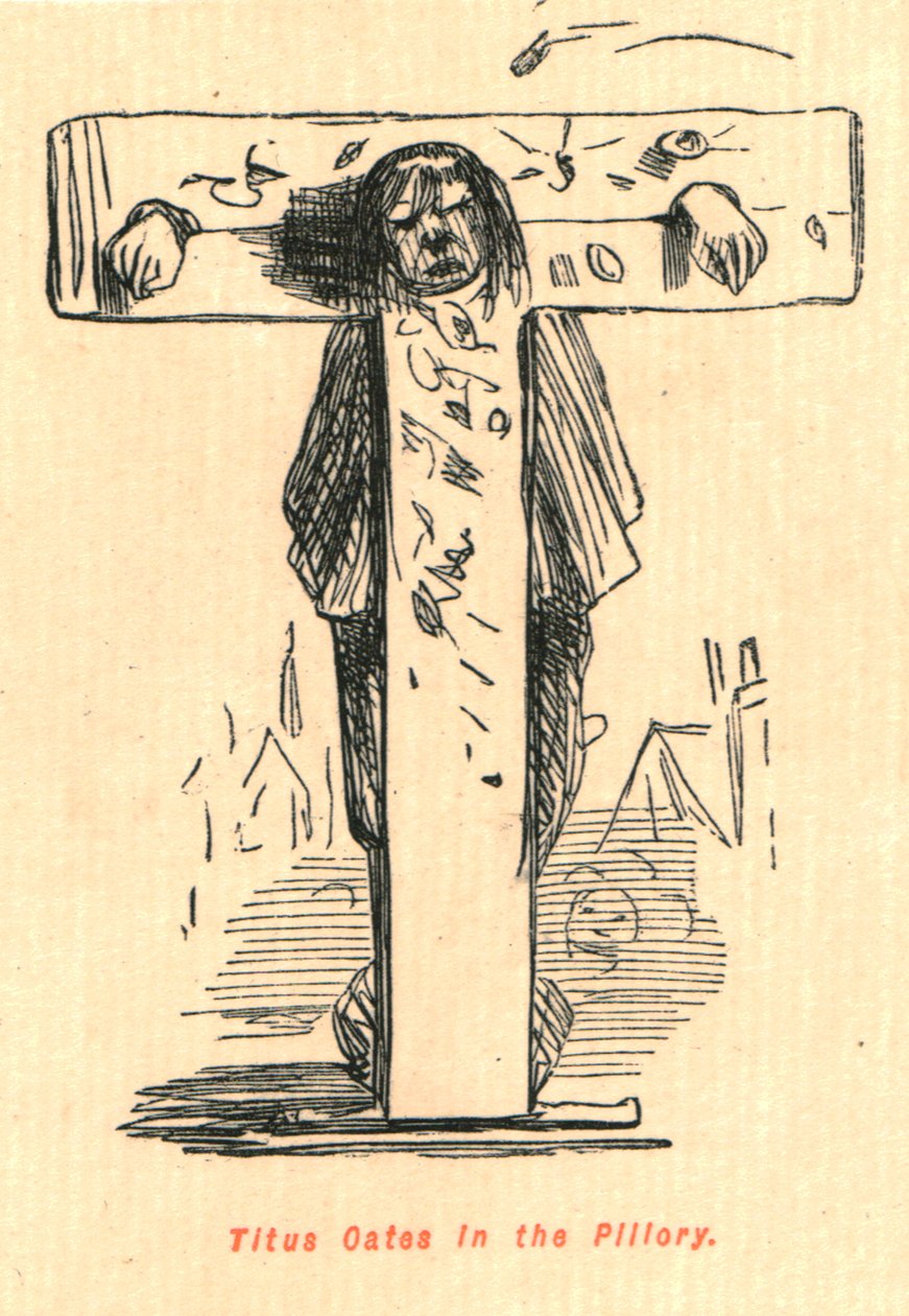Titus Oates, Tecavüzde, 1897. by John Leech