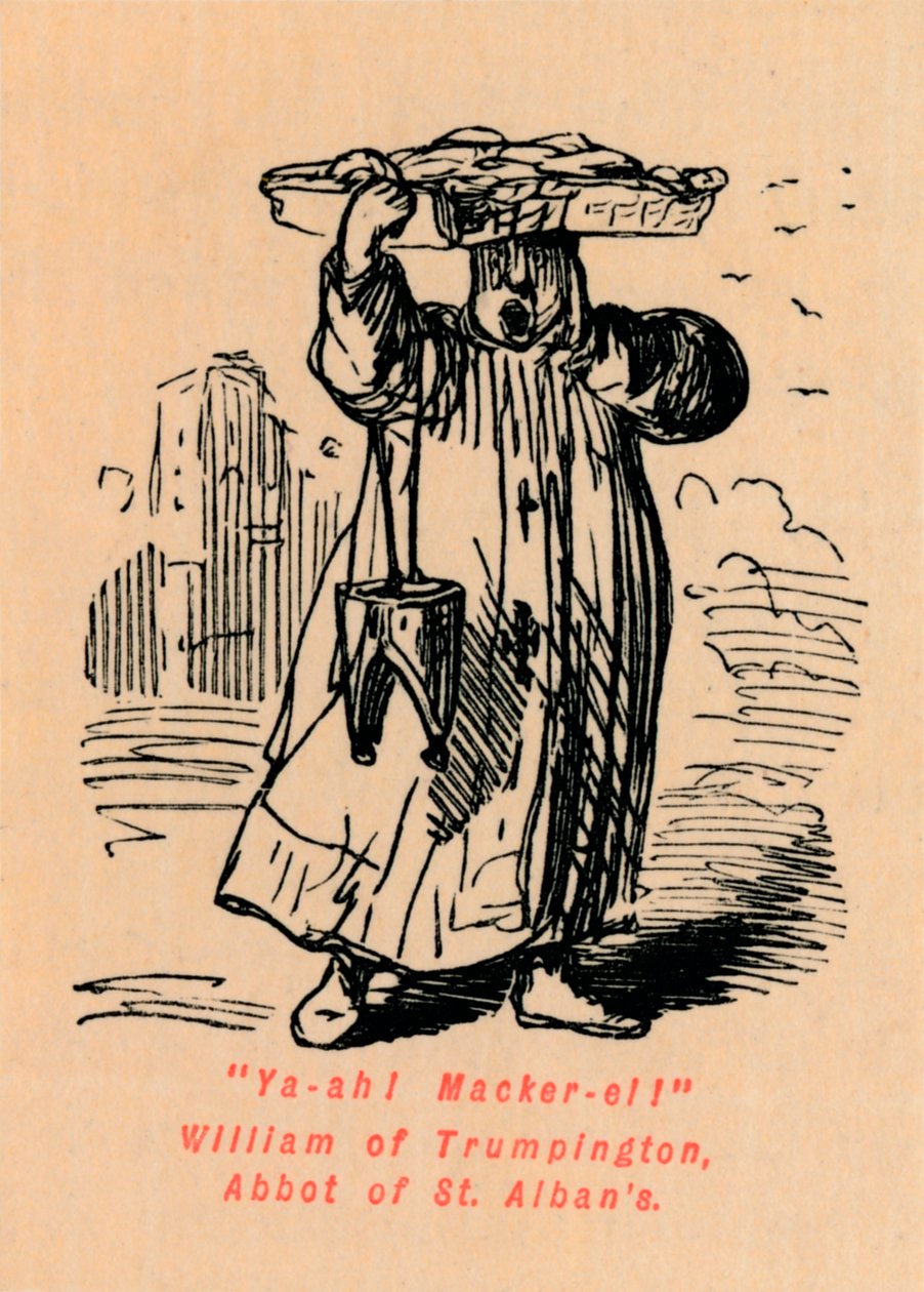 Ya-ah! Orkinos! Albans Başrahibi, Trumpington'lu William, by John Leech