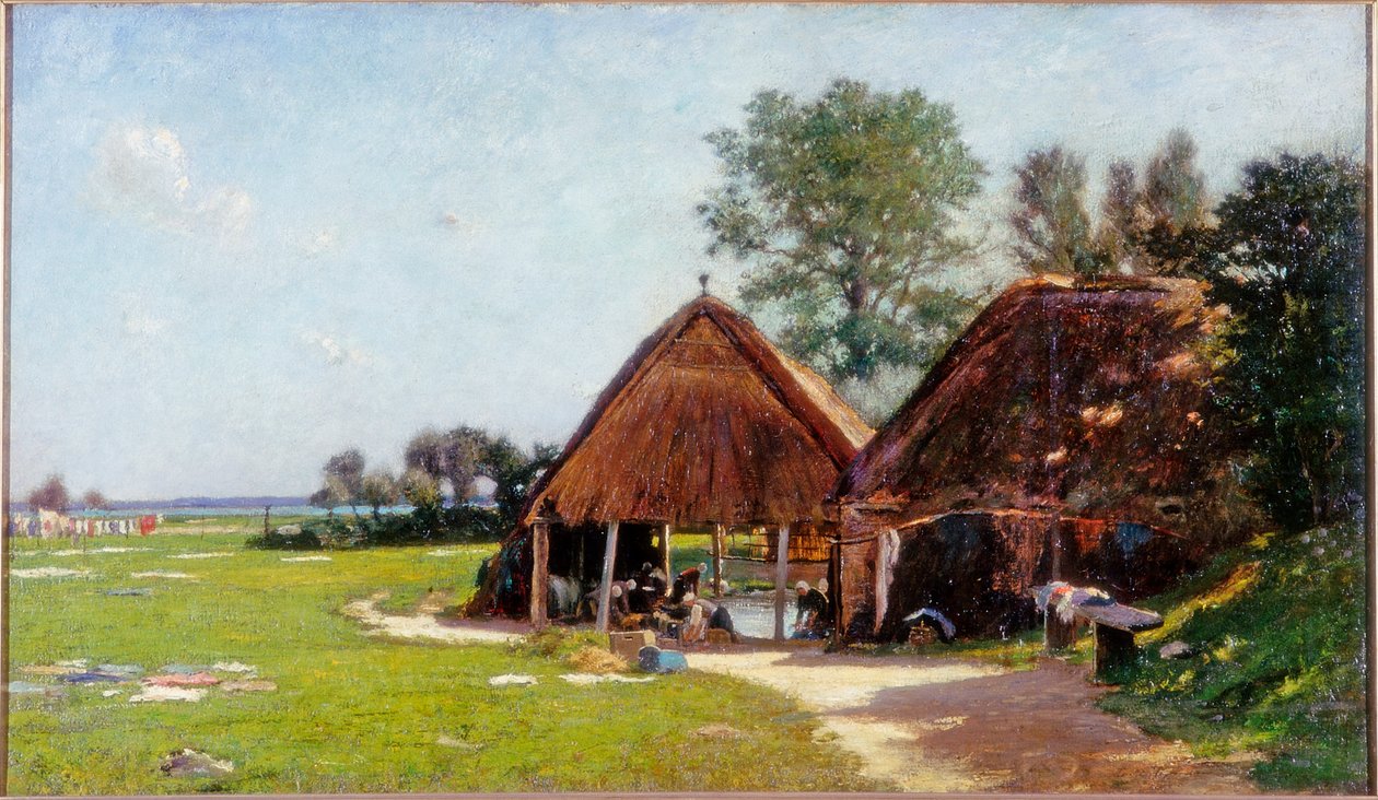 Yıkama Yeri, Normandiya, c.1918 by John Leslie Thomson