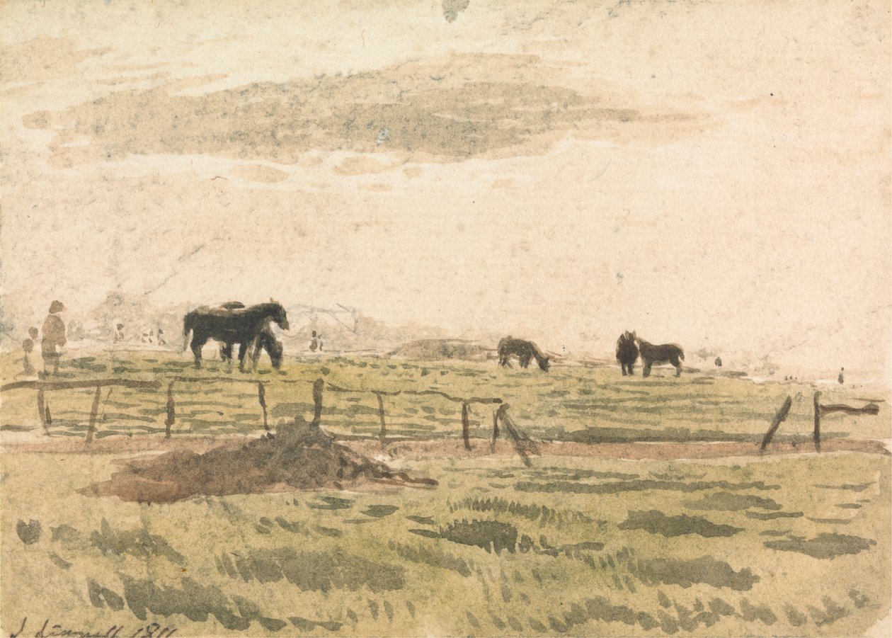 Padoktaki atlar by John Linnell