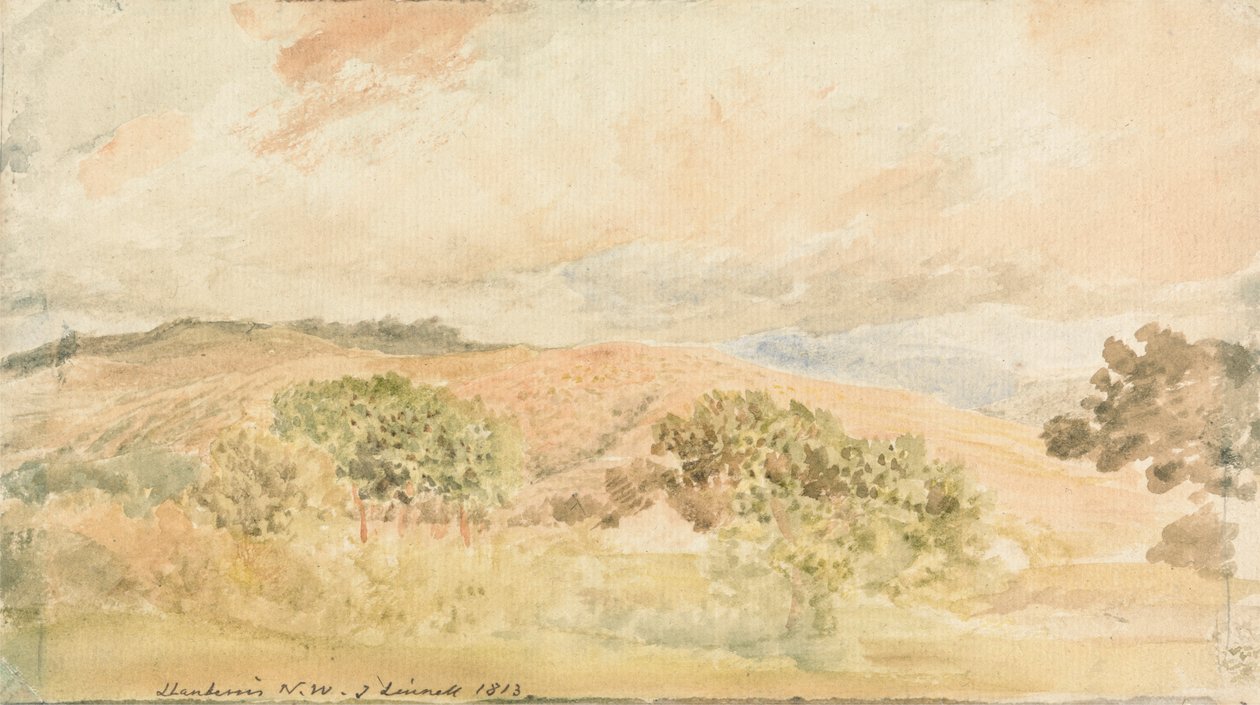 Llanberis, Kuzey Galler by John Linnell