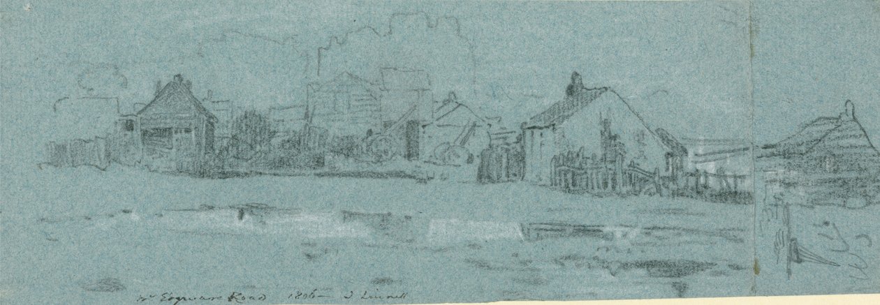 Edgware Yolu yakınında, Londra by John Linnell