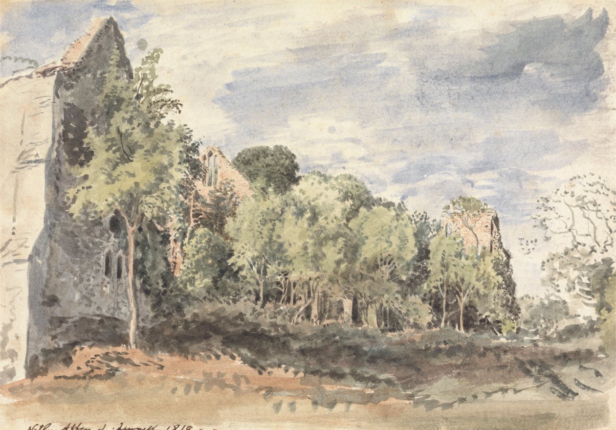 Netley Manastırı by John Linnell