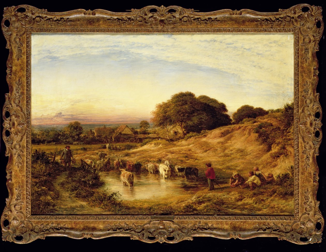 Gün batımı, 1860 by John Linnell