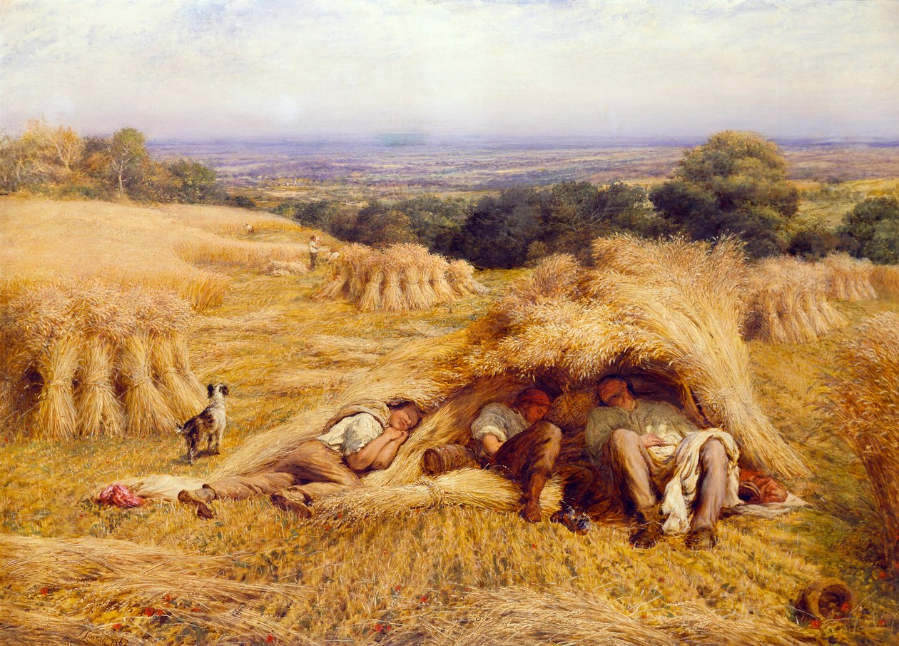 Öğle Dinlenme, 1862 by John Linnell