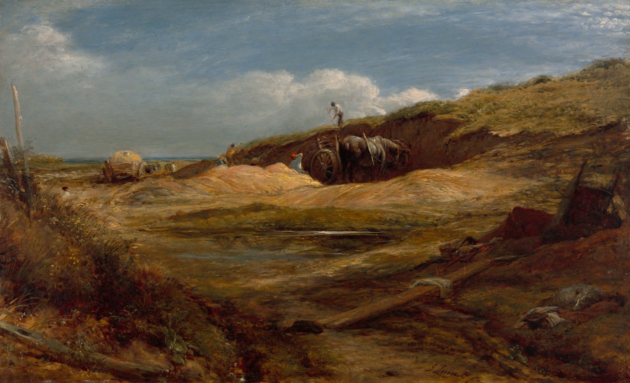 Kum Çukurları, Hampstead Heath by John Linnell